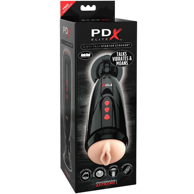 PDX ELITE -DIRTY TALK STARTER  MASTURBATORE  AUTOMATICO VOCALE 