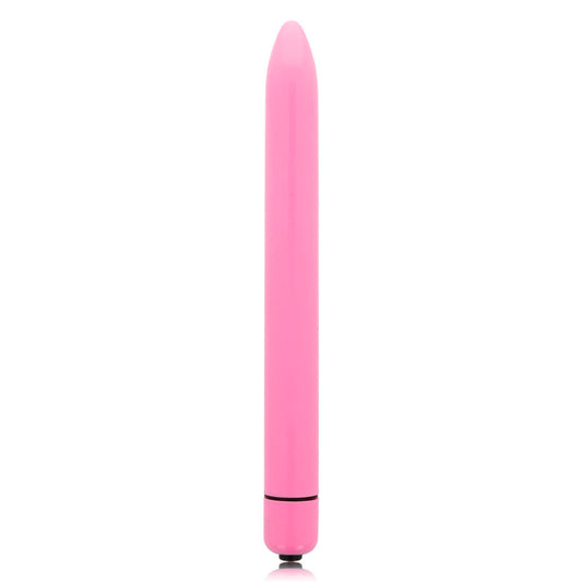 GLOSSY - SLIM VIBRATORE SOTTILE ROSA SCURO