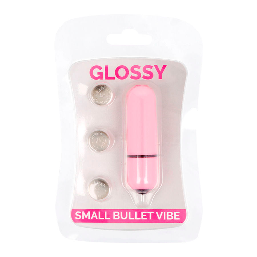 GLOSSY - SMALL PICCOLO BULLET VIBE ROSA