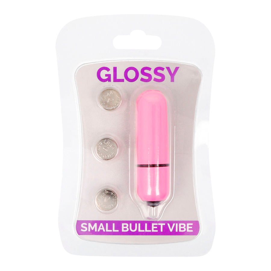 GLOSSY - SMALL PICCOLO BULLET VIBE ROSA SCURO