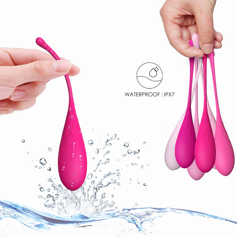 LESLIE - SET PALLINE PER ALLENAMENTO PELVICO 6 PESI