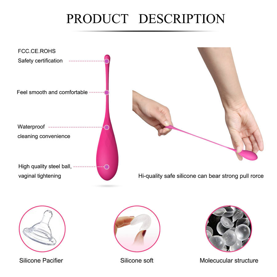 LESLIE - SET PALLINE PER ALLENAMENTO PELVICO 6 PESI