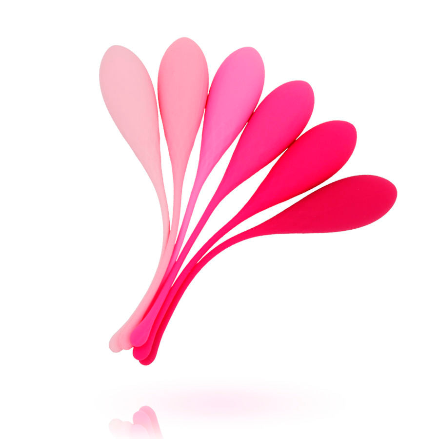 LESLIE - SET PALLINE PER ALLENAMENTO PELVICO 6 PESI