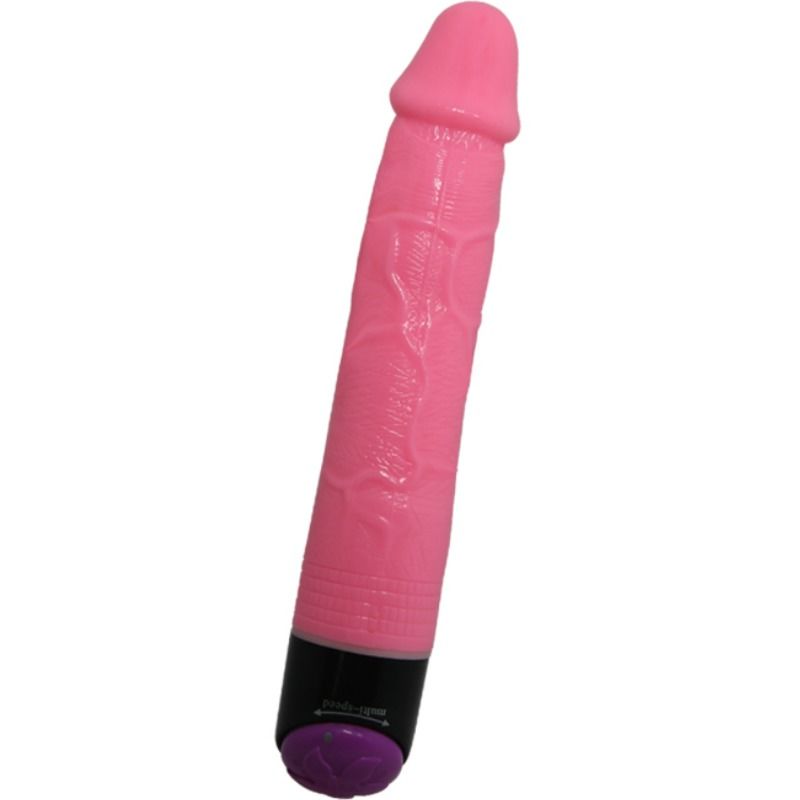 VIBRATORE REALISTICO 22,5 CM, MULTIVELOCITÀ, MORBIDO TPR