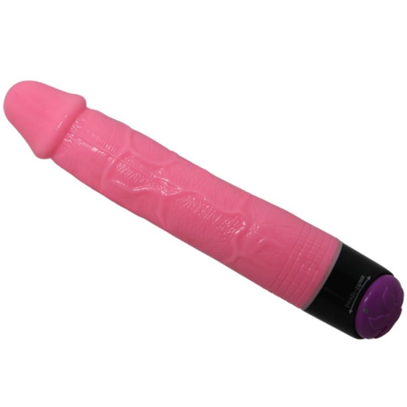 VIBRATORE REALISTICO 22,5 CM, MULTIVELOCITÀ, MORBIDO TPR