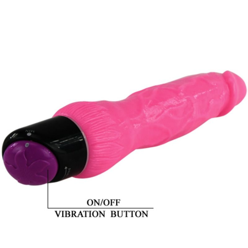 VIBRATORE REALISTICO 24 CM, DESIGN MARCATO, MULTIVELOCITÀ
