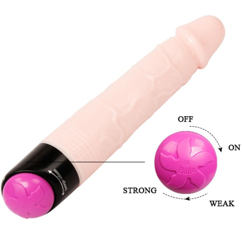 VIBRATORE ROTATORE COLORFUL SEX 24 CM NUDE