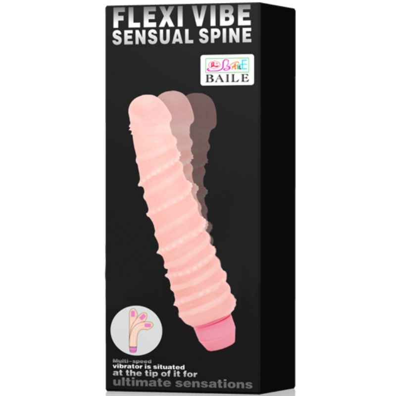 VIBRATORE REALISTICO FLESSIBILE, STIMOLAZIONE A SPIRALE, VIBRAZIONI MULTI-VELOCITÀ