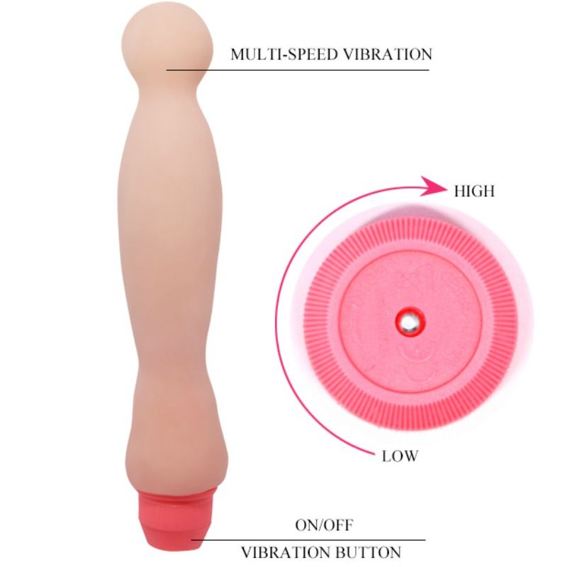 VIBRATORE G-SPOT FLESSIBILE, MULTI-VELOCITÀ, STRUTTURA ARTICOLATA
