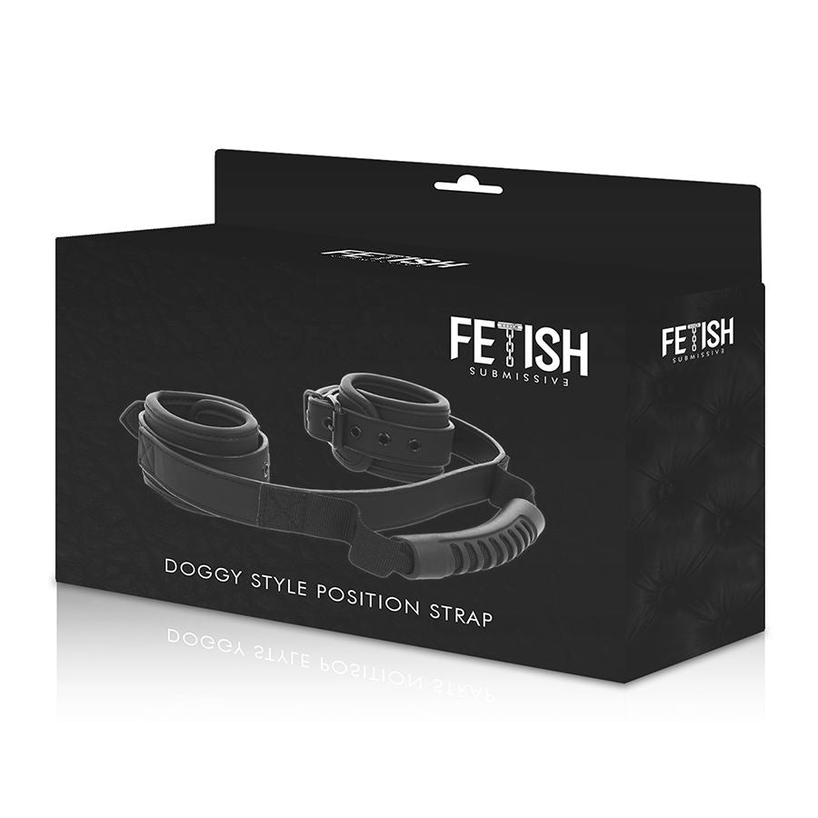 FETISH SUBMISSIVE - MANETTE CON FODERA IN NEOPRENE E MANIGLIA
