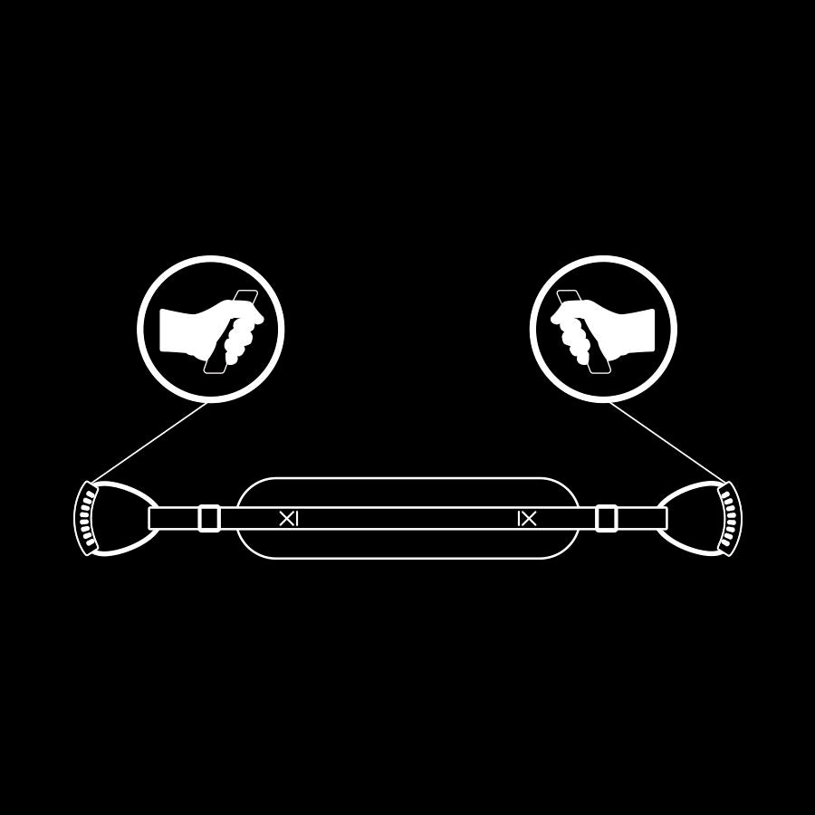 FETISH SUBMISSIVE - HARNESS DOGGY STYLE CON FODERA IN NEOPRENE