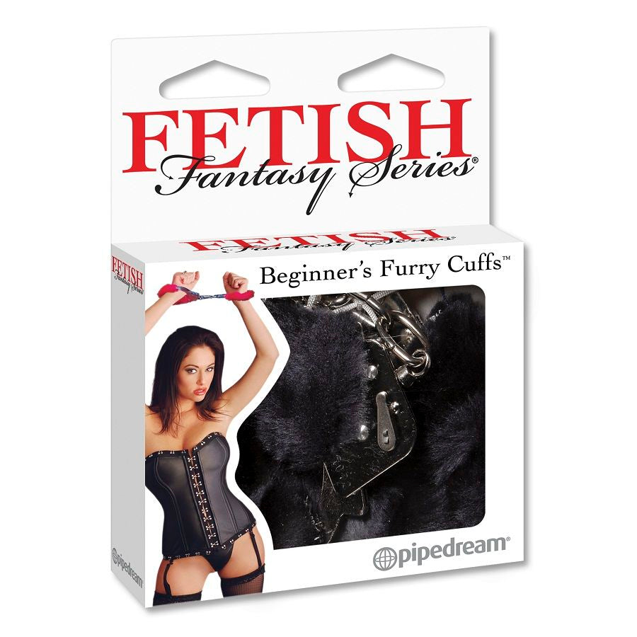 FETISH FANTASY SERIES - MANETTE CON PELLICCIA NERE