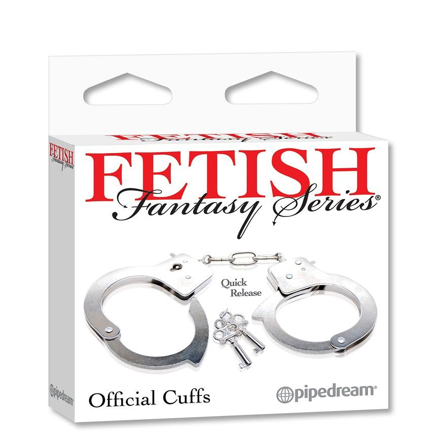 FETISH FANTASY SERIES - MANETTE REGOLAMENTARI IN METALLO