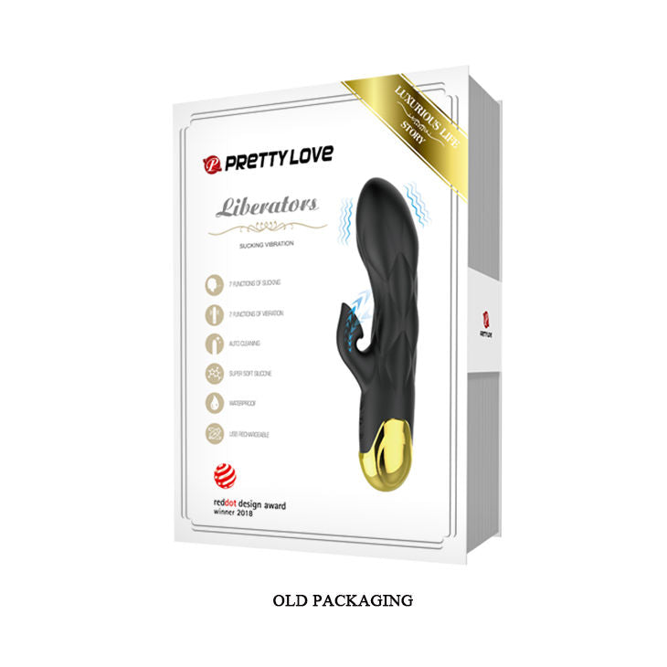 PRETTY LOVE - VIBRATORE SMART NAUGHTY PLAY CON FUNZIONE DI ASPIRAZIONE