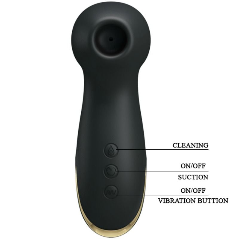 PRETTY LOVE - VIBRATORE SMART HAMMER CON FUNZIONE DI ASPIRAZIONE