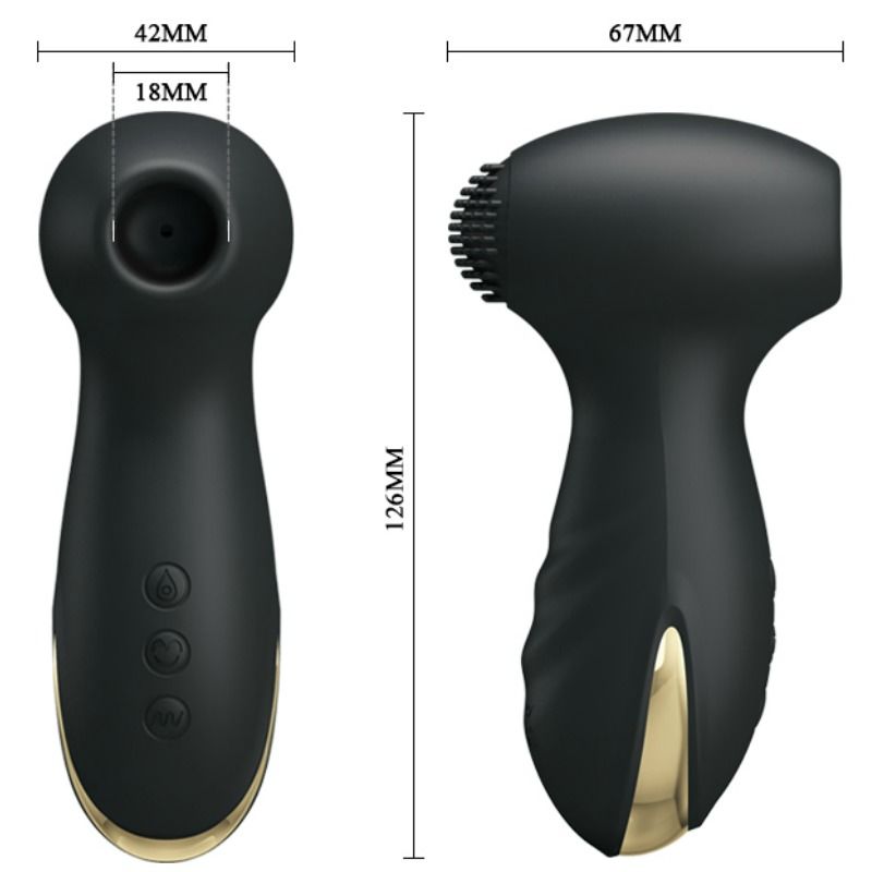 PRETTY LOVE - VIBRATORE SMART HAMMER CON FUNZIONE DI ASPIRAZIONE