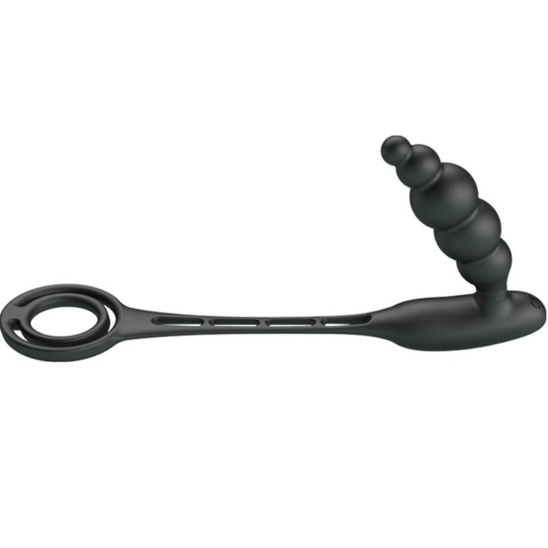 PRETTY LOVE - ANELLO PENE CON STIMOLATORE PROSTATA VIBRANTE