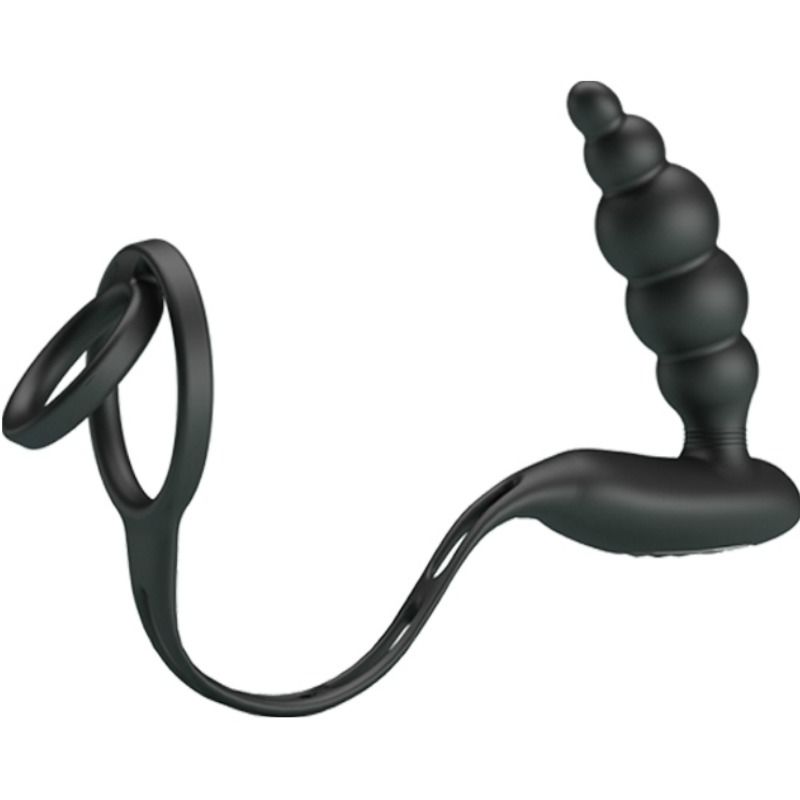 PRETTY LOVE - ANELLO PENE CON STIMOLATORE PROSTATA VIBRANTE