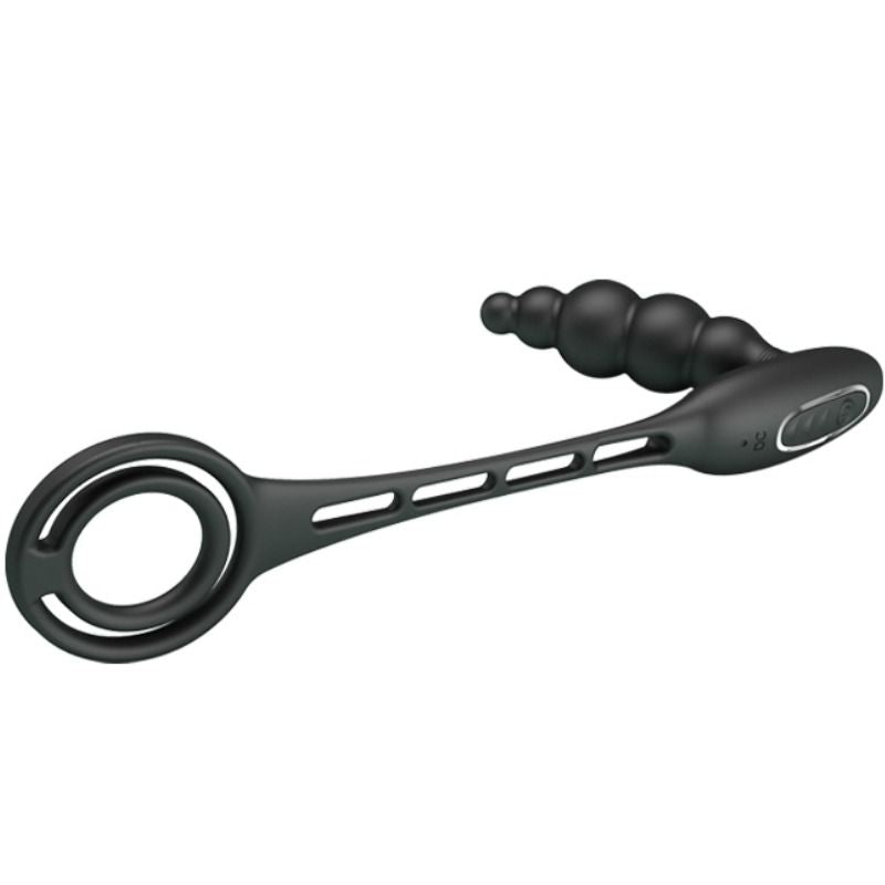 PRETTY LOVE - ANELLO PENE CON STIMOLATORE PROSTATA VIBRANTE