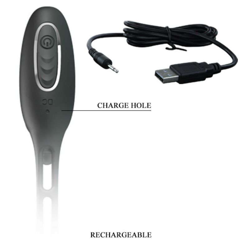 PRETTY LOVE - ANELLO PENE CON STIMOLATORE PROSTATA VIBRANTE