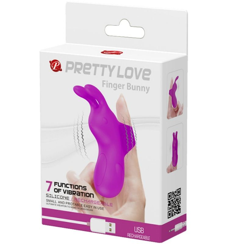 PRETTY LOVE - DITALE STIMOLATORE SMART VIBRANTE RICARICABILE CON RABBIT