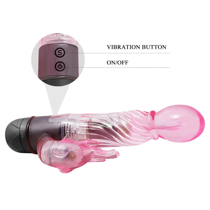 VIBRATORE ROTATORE CON RABBIT GIVE YOU A KIND OF LOVER ROSA