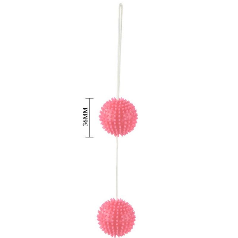 BAILE - PALLINE ROSA TESTURIZZATE 3,6 CM