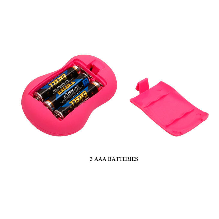 BAILE - BUTTERFLY VIBRATORE STRAP ON ROSA