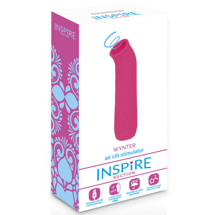 INSPIRE - WINTER STIMOLATORE CON FUNZIIONE DI ASPIRAZIONE ROSA