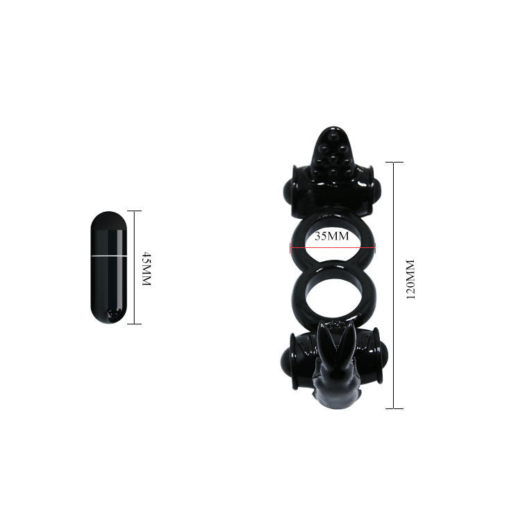 BAILE - SWEET RING ANELLO DOPPIO CON DOPPIO RABBIT