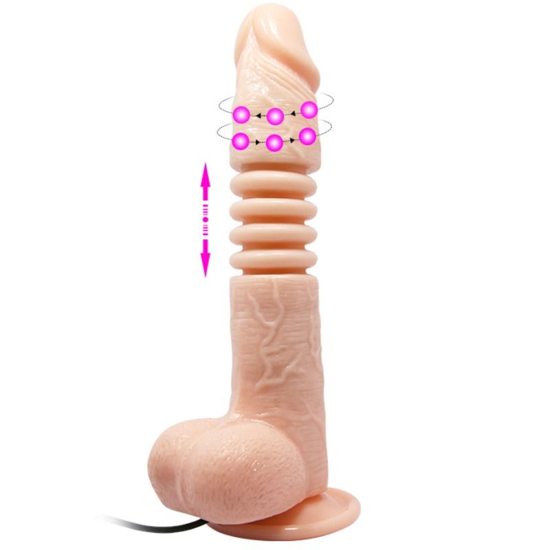 DILDO REALISTICO VIBRANTE MULTIFUNZIONE THUNDER UP
