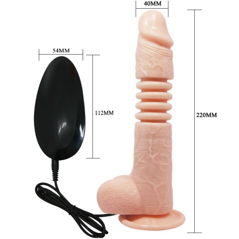DILDO REALISTICO VIBRANTE MULTIFUNZIONE THUNDER UP