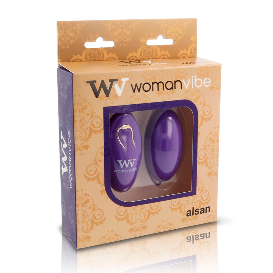 WOMANVIBE - OVETTO CON TELECOMANDO ALSAN INILICONE FUCSIA