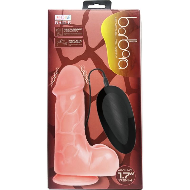 DILDO REALISTICO VIBRANTE BARBARA 17,5 CM