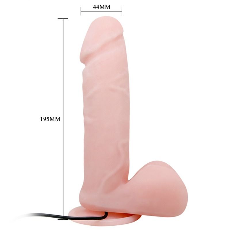 DILDO REALISTICO VIBRANTE CON ROTAZIONE, VENTOSA POTENTE, TELECOMANDO WIRELESS