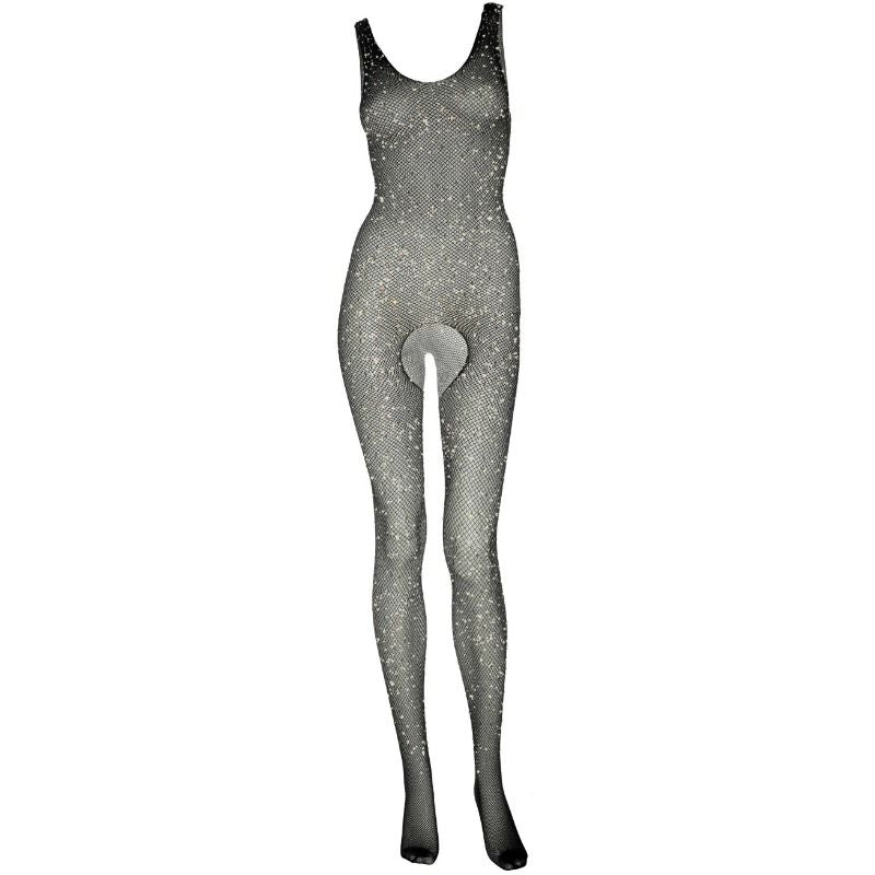 BODYSTOCKING A RETE CRISTALLIZZATA, DESIGN ELEGANTE, SENSUALE E SEDUCENTE
