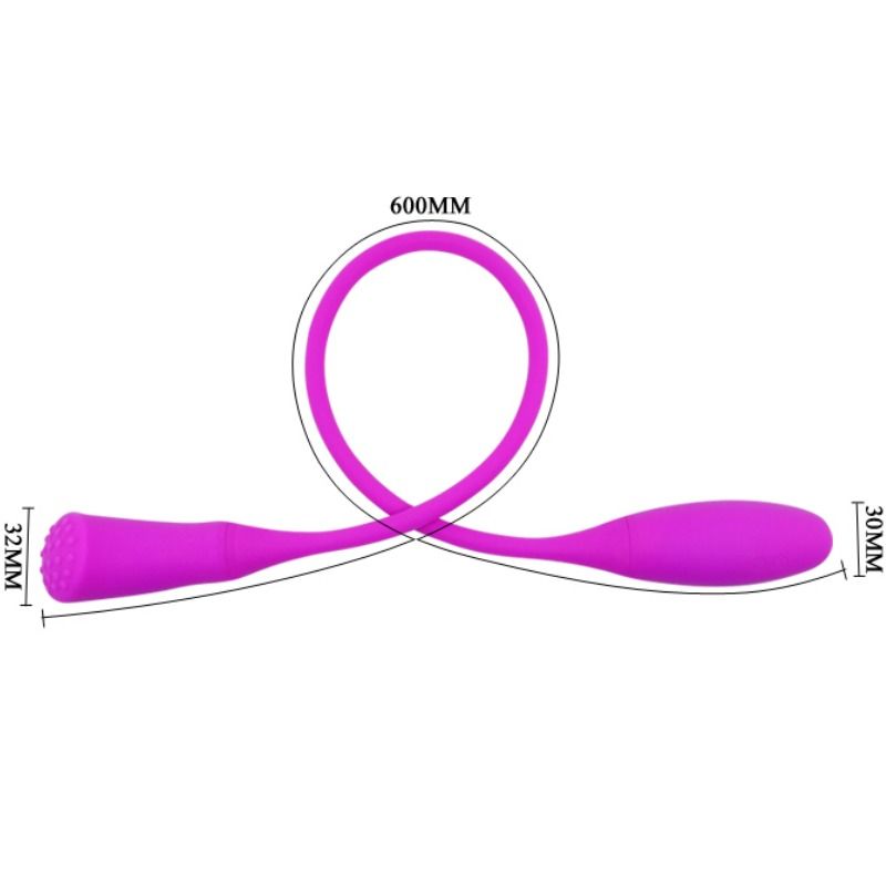 PRETTY LOVE - VIBRATORE SMART SNAKY FLESSIBILE 2 MOTORI DISTINTI