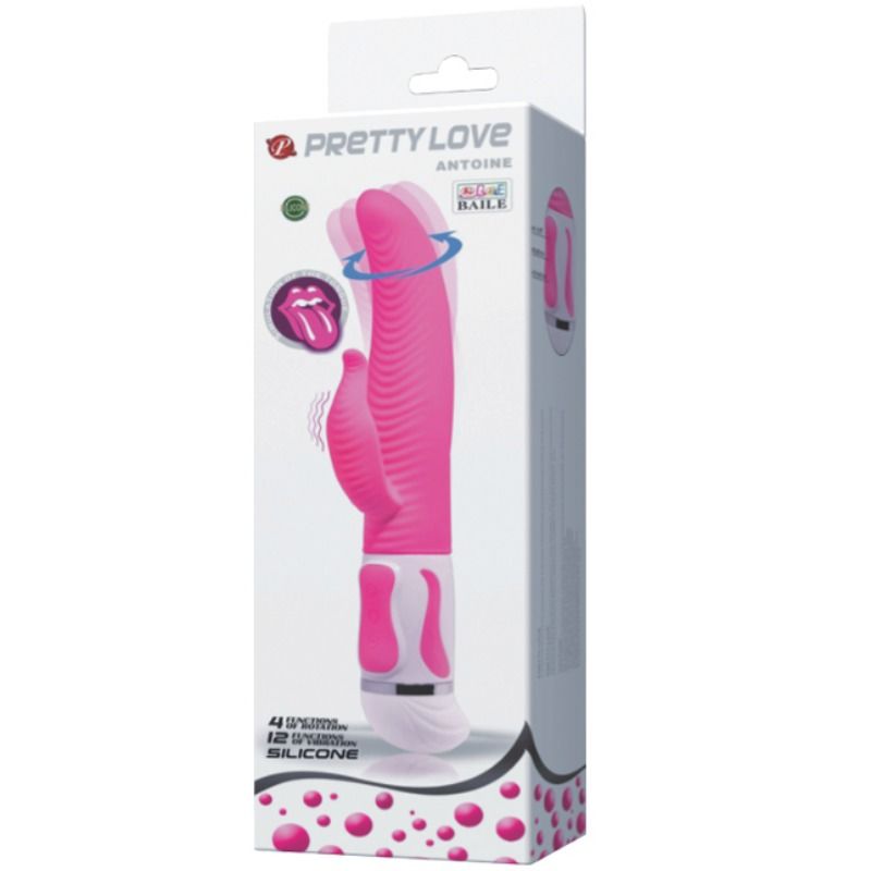 PRETTY LOVE - VIBRATORE ANTOINE CON FUNZIONE DI ROTAZIONE