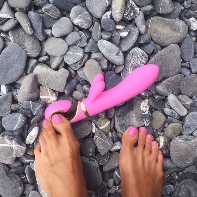 VIBRATORE RABBIT, TRIPLA STIMOLAZIONE, 3 MOTORI POTENTI, 100% IMPERMEABILE