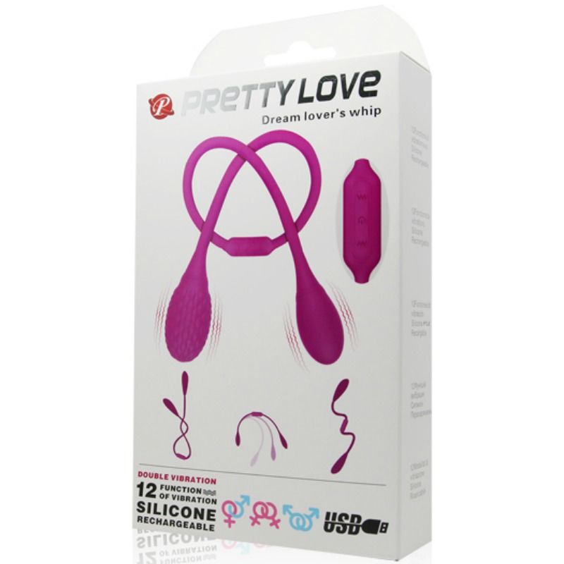 PRETTY LOVE - DREAM LOVERS WHIP 2 FRUSTA VIBRANTE UNISEX 