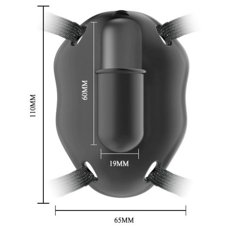 PRETTY LOVE - HARNESS CARTER CON BULLET VIBRANTE