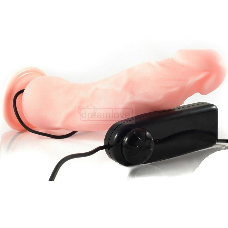 DILDO REALISTICO VIBRANTE, MATERIALE LOVECLONE, VENTOSA REGOLABILE