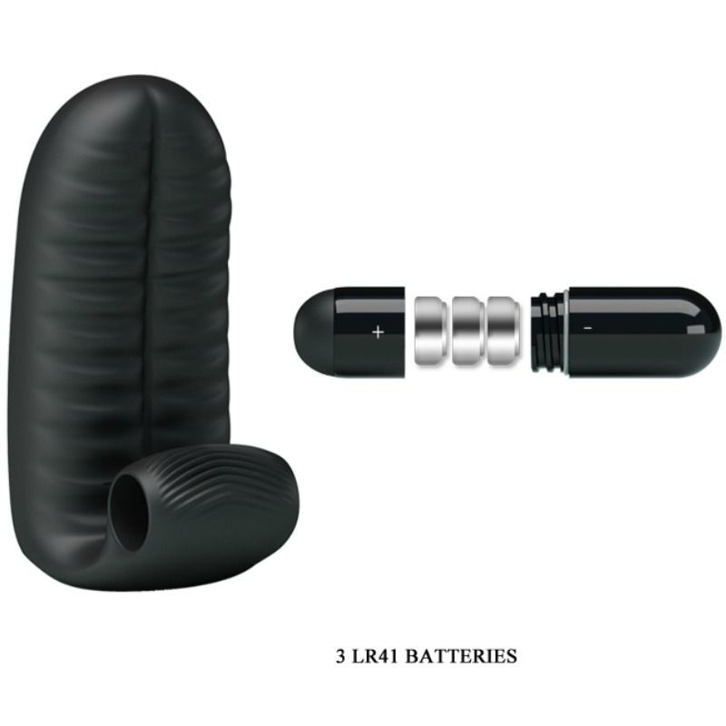 PRETTY LOVE -  ABBOTT DITALE STIMOLATORE NERO