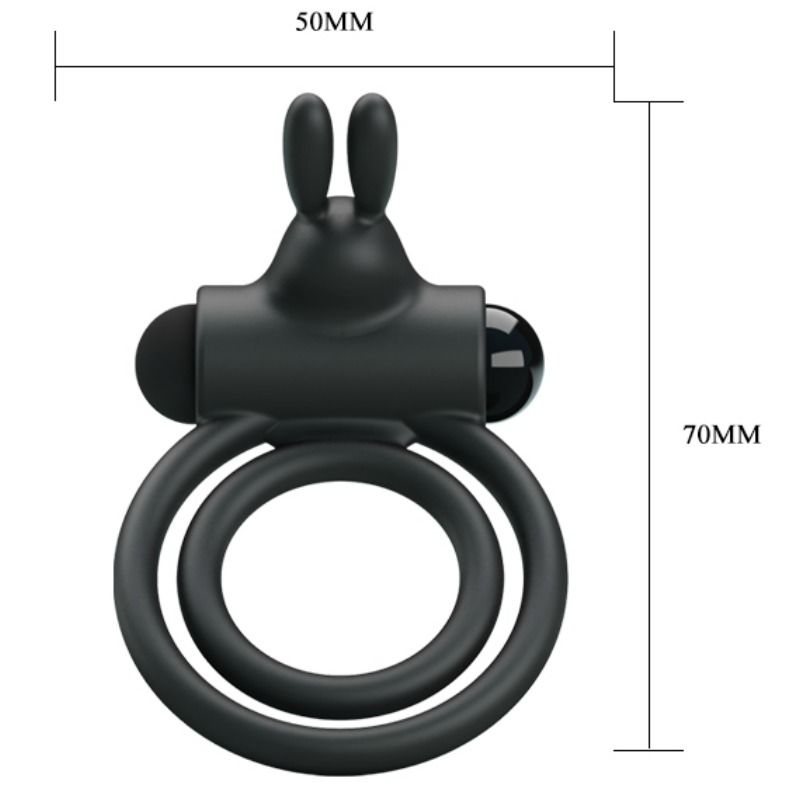 PRETTY LOVE - OSMOND ANELLO VIBRANTE IN SILICONE 