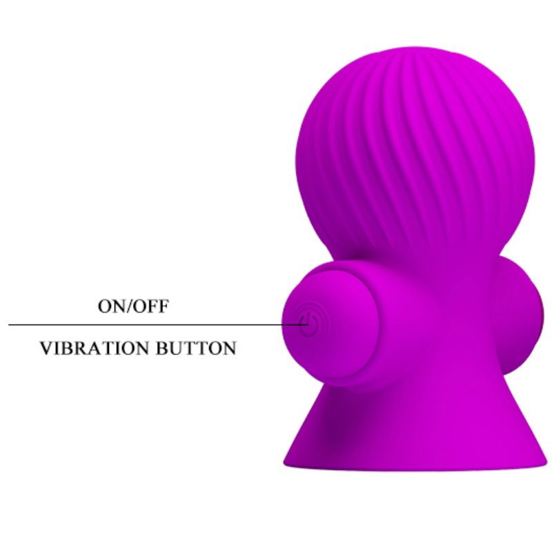 PRETTY LOVE - STIMOLATORE CAPEZZOLI NIPPLE SUCKER 12 FUNZIONI LILLA