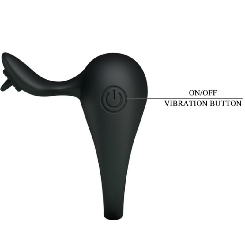 PRETTY LOVE - ANELLO PENE VIBRANTE E STIMOLATORE CON LINGUA