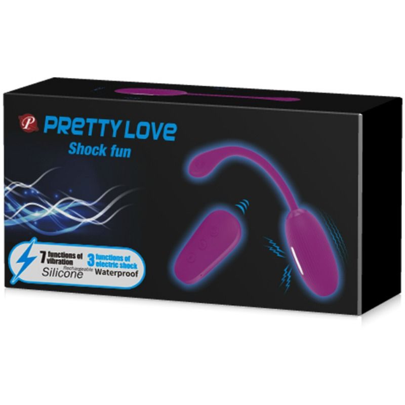 PRETTY LOVE - OVETTO SHOCK FUN VIBRANTE CON ELETTROSTIMOLAZIONE FUCSIA