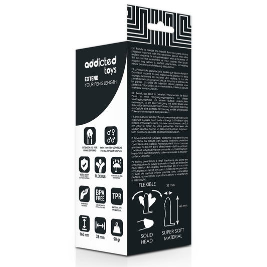 ADDICTED TOYS - EXTEND YOUR PENIS PROLUNGA DI 16 CM