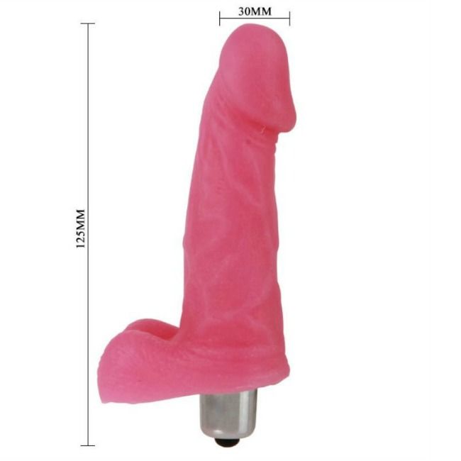 VIBRATORE REALISTICO ROSA, DESIGN VENATO, VIBRAZIONI POTENTI