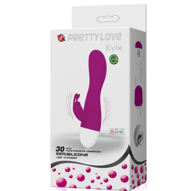 PRETTY LOVE - VIBRATORE KYLE CON RABBIT 30 FUNZIONI